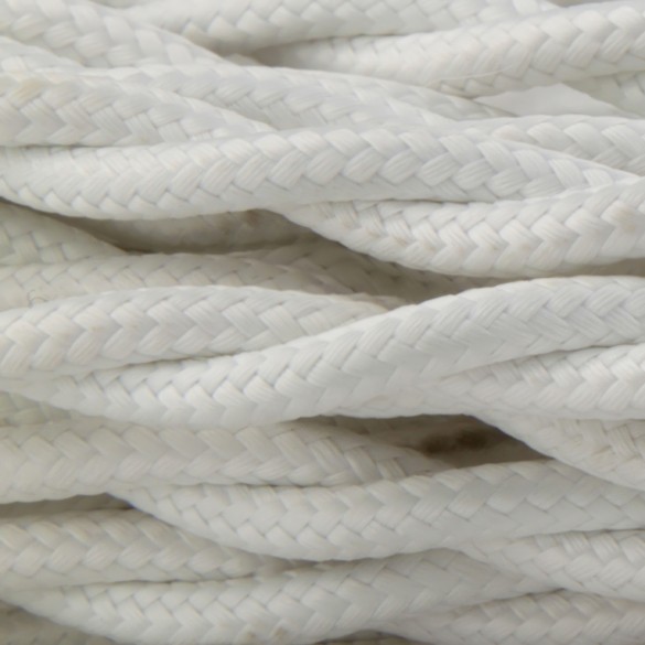 Seta BIANCO - Trecciato
