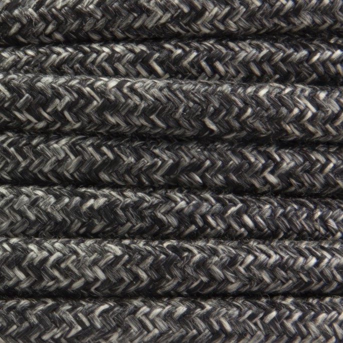 Dark Grey Linen - Round