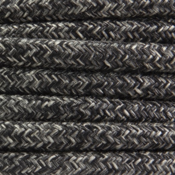 Dark Grey Linen - Round