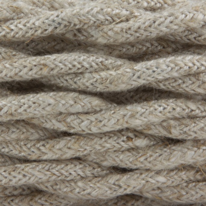 Lino BEIGE - Trecciato