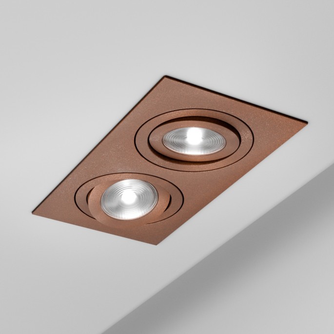 Faretto SQUARE x2 - basculante