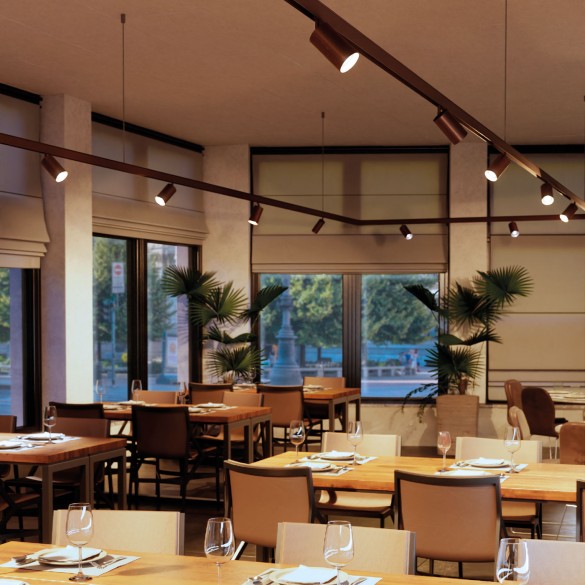 48V CICCIO 8 spotlight - track