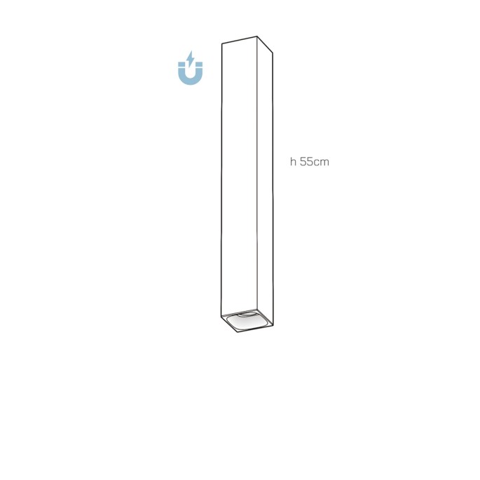 QUBETTO 55 ceiling light