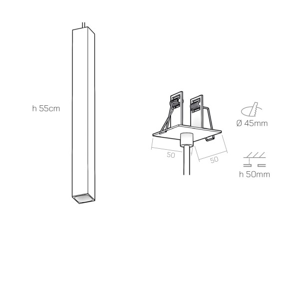 Organo QUBINO 55 - incasso