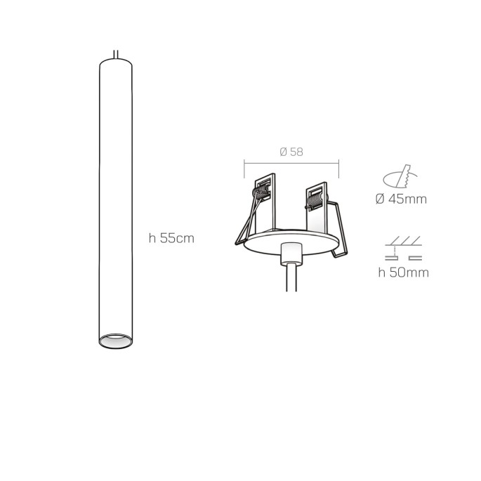 CICCIO 55 organ - recessed