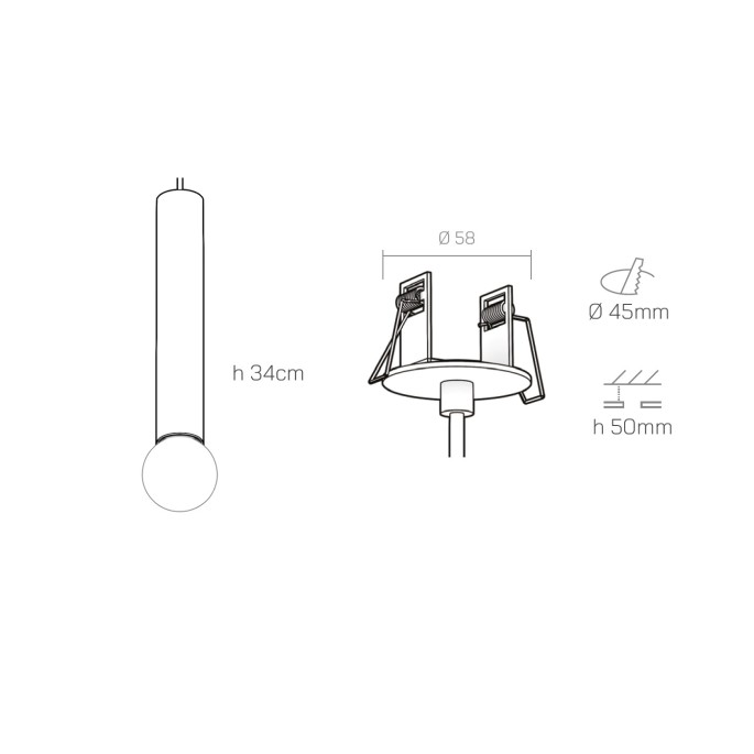 Organo CICCIO E27 34 - incasso