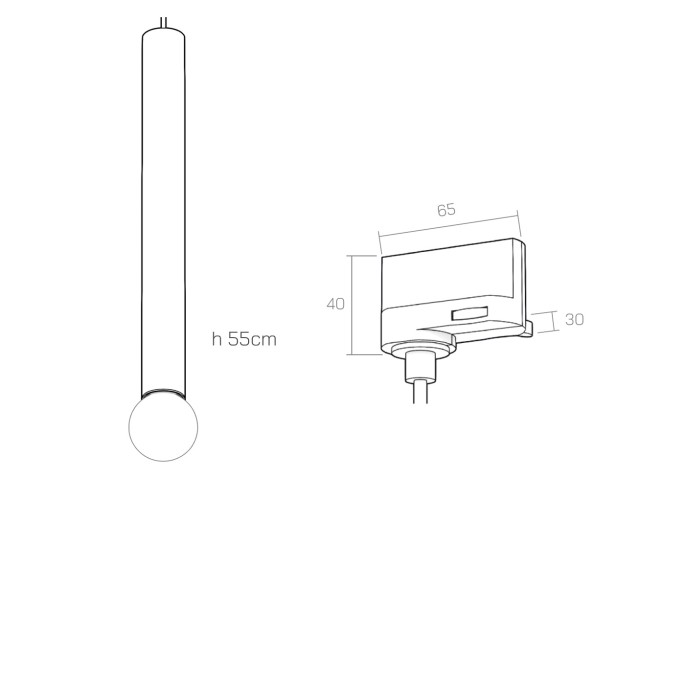 Organo CICCIO E27 55 - binario
