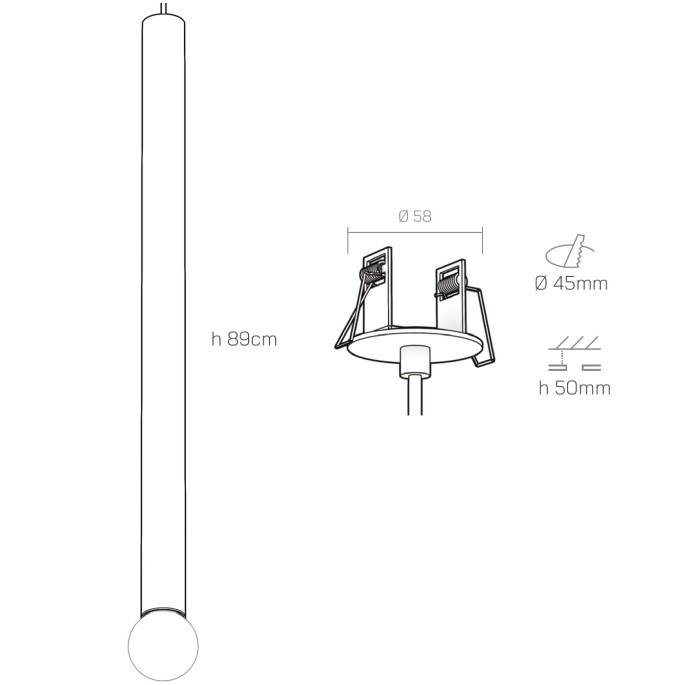 CICCIO E27 89 organ - recessed