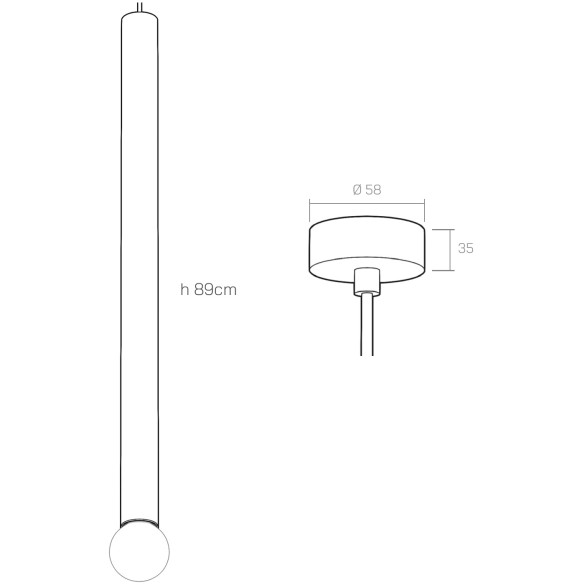 CICCIO E27 89 Organ - ceiling mounted