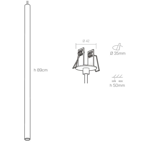 SMILZO 89 organ - recessed