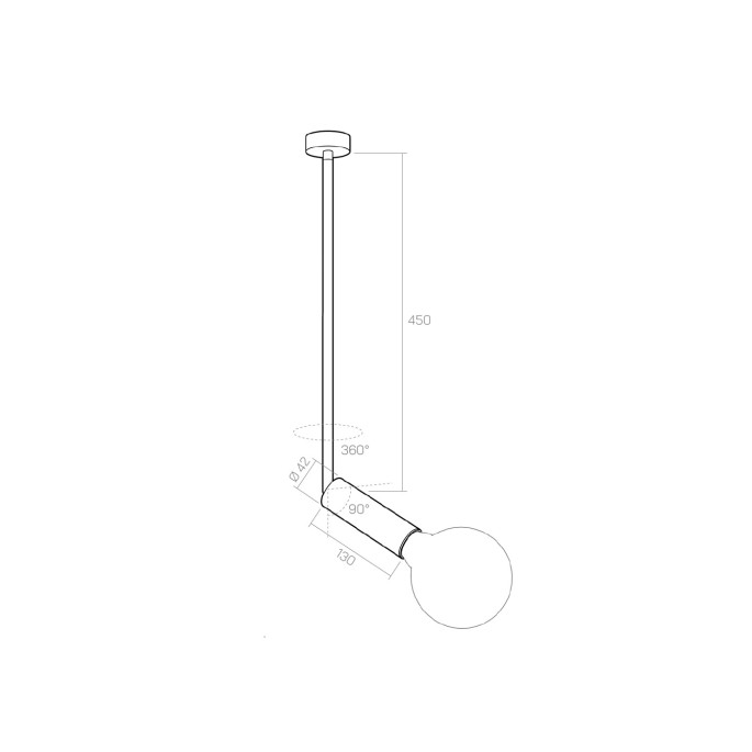 CRICCO T13 Suspension - ceiling light